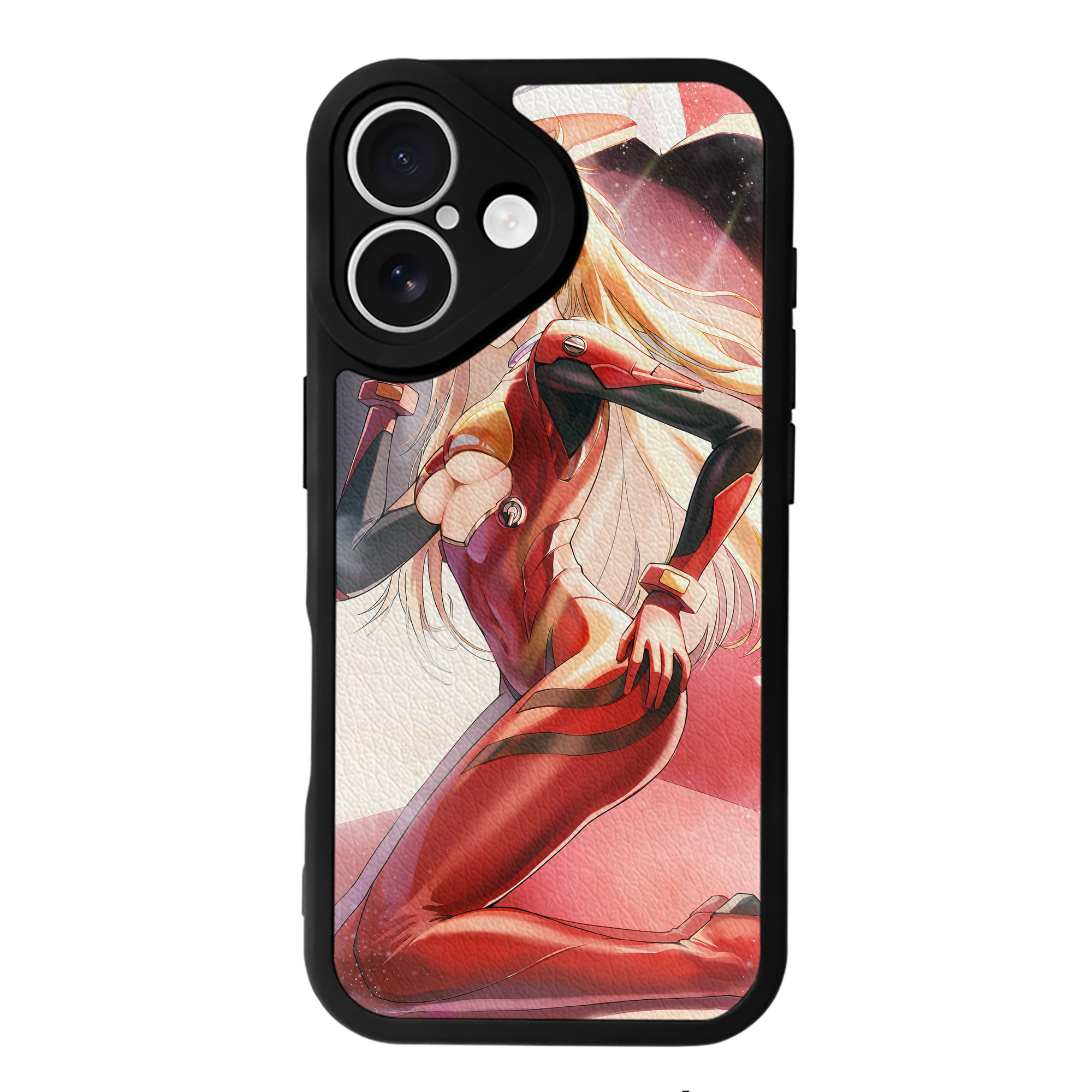 （画像用） EVA 新世紀エヴァンゲリオン 【iPhone 16シリーズ対応】シリコンスマホケース（レザー調） 材質：シリコン